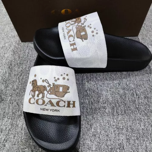Replica Coach Slippers For Men #1309648 $42.00 USD for Wholesale