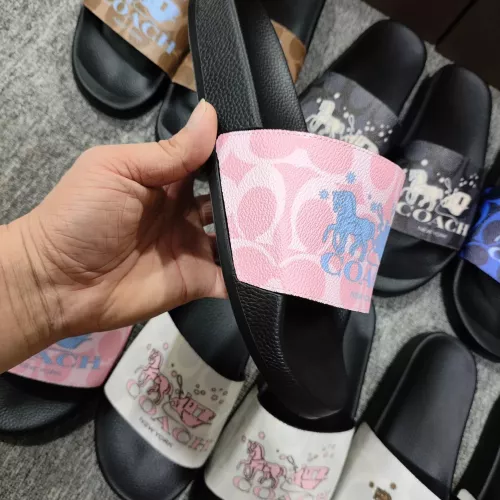 Replica Coach Slippers For Women #1309652 $42.00 USD for Wholesale