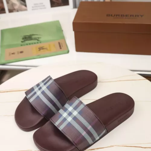 Burberry Slippers For Men #1309682 $42.00 USD, Wholesale Replica Burberry Slippers