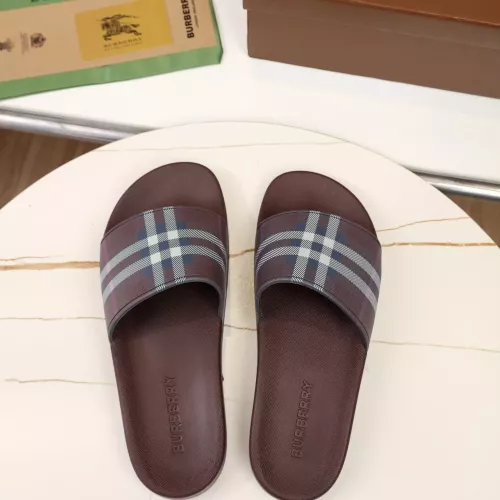 Replica Burberry Slippers For Men #1309682 $42.00 USD for Wholesale
