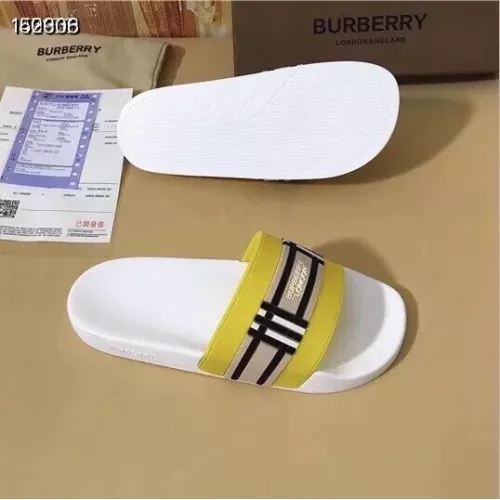 Replica Burberry Slippers For Men #1309706 $42.00 USD for Wholesale