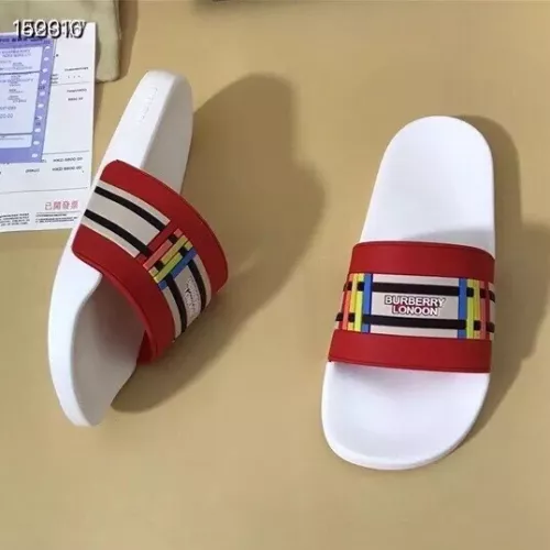 Replica Burberry Slippers For Men #1309708 $42.00 USD for Wholesale
