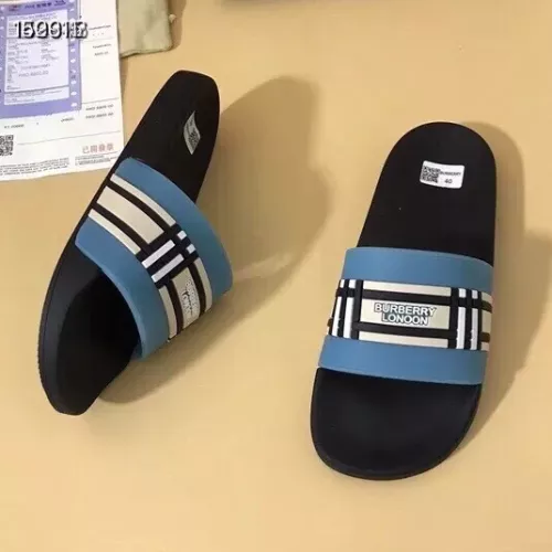 Replica Burberry Slippers For Men #1309714 $42.00 USD for Wholesale