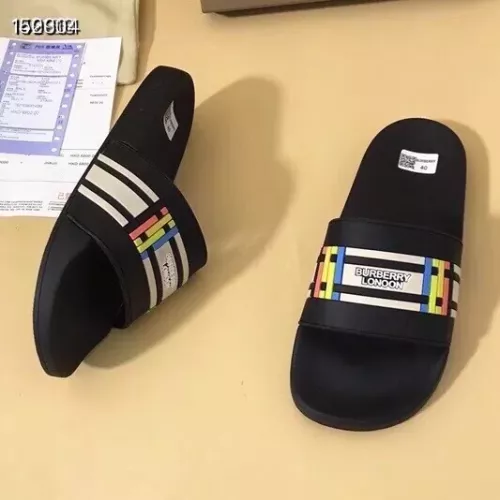 Replica Burberry Slippers For Men #1309716 $42.00 USD for Wholesale