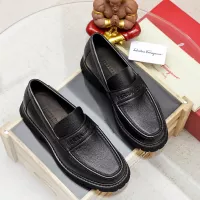 $88.00 USD Salvatore Ferragamo Leather Shoes For Men #1303873