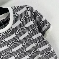 $80.00 USD Chanel T-Shirts Short Sleeved For Women #1304054