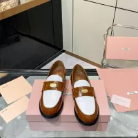 $98.00 USD MIU MIU Leather Shoes For Women #1305545