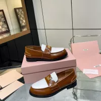 $98.00 USD MIU MIU Leather Shoes For Women #1305545