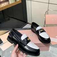 $98.00 USD MIU MIU Leather Shoes For Women #1305546