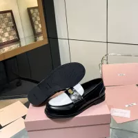 $98.00 USD MIU MIU Leather Shoes For Women #1305546