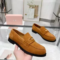 $98.00 USD MIU MIU Leather Shoes For Women #1305547