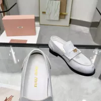 $98.00 USD MIU MIU Leather Shoes For Women #1305549