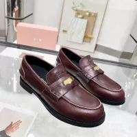 $98.00 USD MIU MIU Leather Shoes For Women #1305550