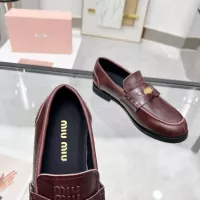 $98.00 USD MIU MIU Leather Shoes For Women #1305550