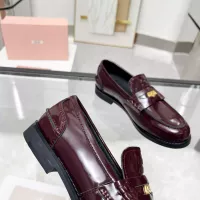 $98.00 USD MIU MIU Leather Shoes For Women #1305551