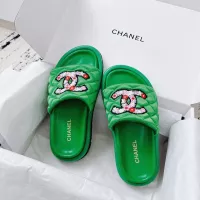 $92.00 USD Chanel Slippers For Women #1305614