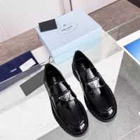 $100.00 USD Prada Leather Shoes For Men #1305696
