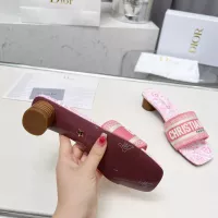 $85.00 USD Christian Dior Slippers For Women #1305915