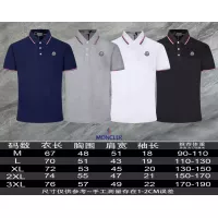 $45.00 USD Moncler T-Shirts Short Sleeved For Men #1306928