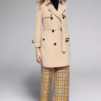 $160.00 USD Burberry Trench Coat Long Sleeved For Women #1307598