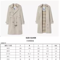 $170.00 USD Burberry Trench Coat Long Sleeved For Women #1307599
