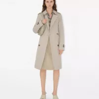 $170.00 USD Burberry Trench Coat Long Sleeved For Women #1307599