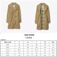 $170.00 USD Burberry Trench Coat Long Sleeved For Women #1307600
