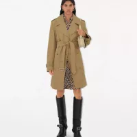 $170.00 USD Burberry Trench Coat Long Sleeved For Women #1307600