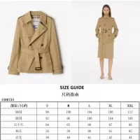 $172.00 USD Burberry Trench Coat Long Sleeved For Women #1307603