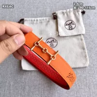 $52.00 USD Hermes AAA Quality Belts For Women #1309591