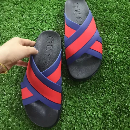 Replica Gucci Slippers For Men #1309790 $45.00 USD for Wholesale