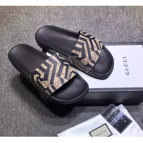 Gucci Slippers For Men #1309798 $38.00 USD, Wholesale Replica Gucci Slippers