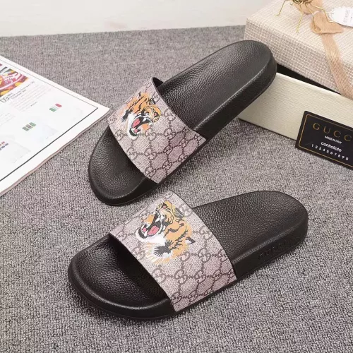 Gucci Slippers For Men #1309804 $38.00 USD, Wholesale Replica Gucci Slippers