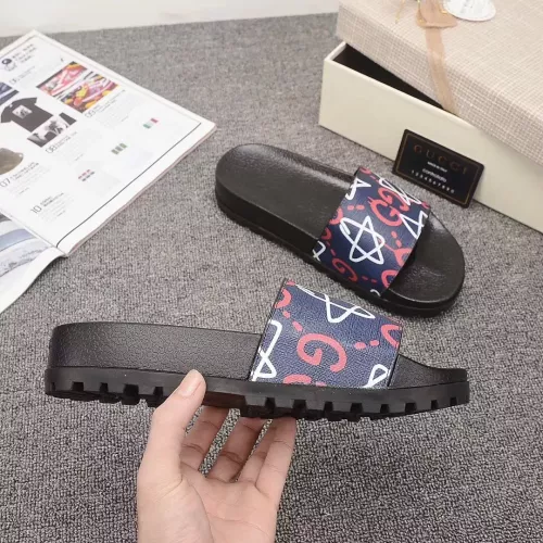 Replica Gucci Slippers For Men #1309808 $38.00 USD for Wholesale