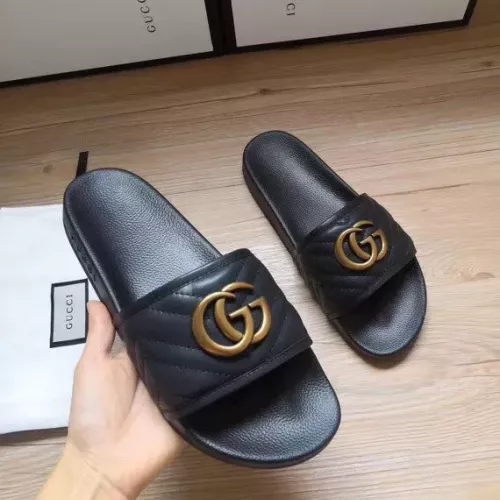 Gucci Slippers For Men #1309814 $38.00 USD, Wholesale Replica Gucci Slippers