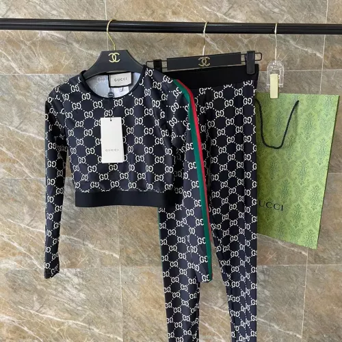 Gucci Yoga Tracksuits Long Sleeved For Women #1310115