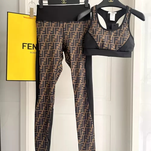 Fendi Yoga Tracksuits Sleeveless For Women #1310118