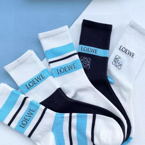 Replica LOEWE Socks #1310456 $29.00 USD for Wholesale