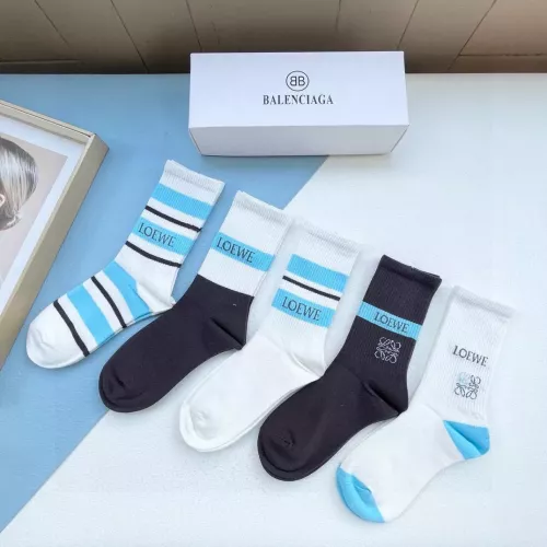 Replica LOEWE Socks #1310456 $29.00 USD for Wholesale