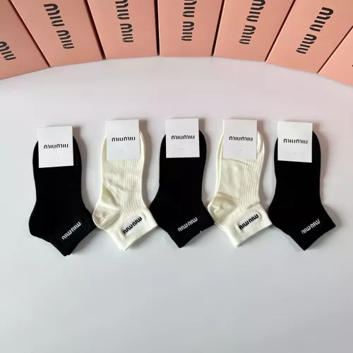 Replica MIU MIU Socks #1310473 $29.00 USD for Wholesale