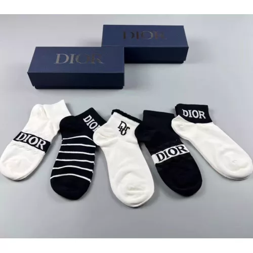 Replica Christian Dior Socks For Women #1310584 $25.00 USD for Wholesale