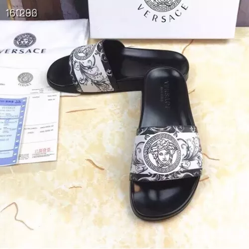 Replica Versace Slippers For Men #1311156 $45.00 USD for Wholesale