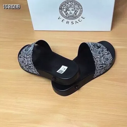 Replica Versace Slippers For Men #1311168 $45.00 USD for Wholesale