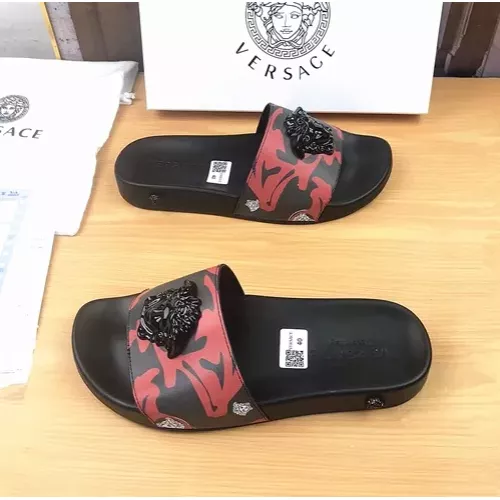 Replica Versace Slippers For Women #1311173 $45.00 USD for Wholesale