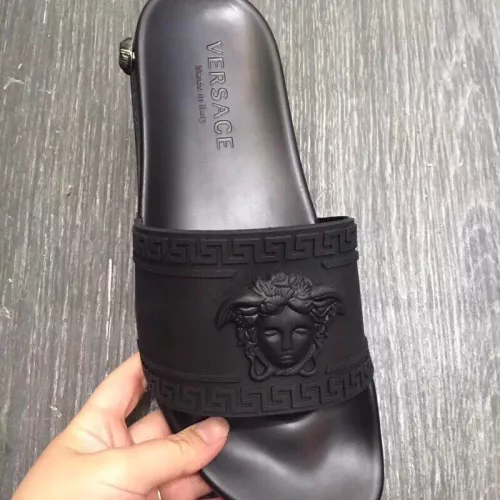 Replica Versace Slippers For Men #1311178 $45.00 USD for Wholesale