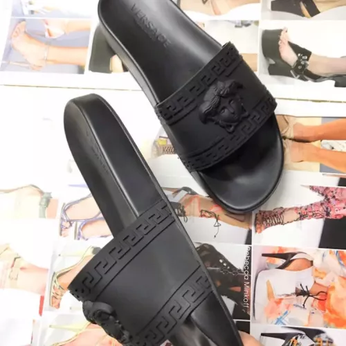 Replica Versace Slippers For Men #1311178 $45.00 USD for Wholesale