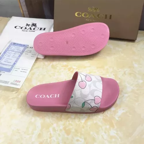 Replica Coach Slippers For Women #1311186 $45.00 USD for Wholesale