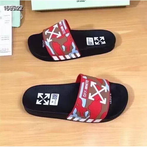 Replica Off-White Slippers For Women #1311189 $45.00 USD for Wholesale