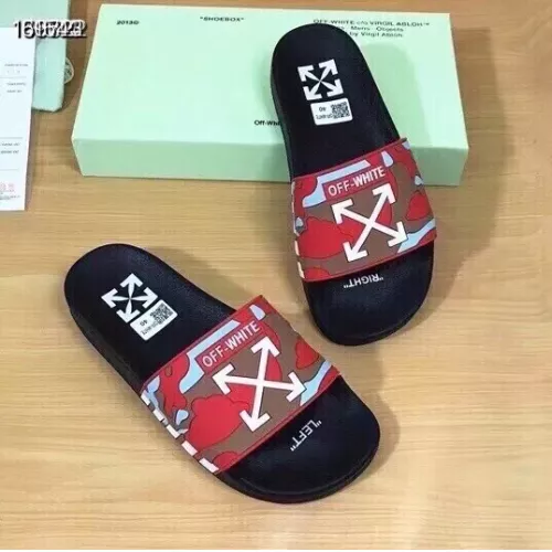 Replica Off-White Slippers For Men #1311190 $45.00 USD for Wholesale