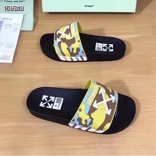 Replica Off-White Slippers For Men #1311191 $45.00 USD for Wholesale